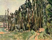 Paul Cezanne Die Pappeln France oil painting artist